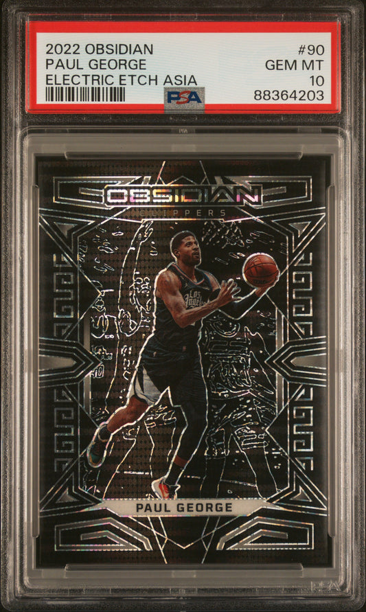 2022 OBSIDIAN PAUL GEORGE ELECTRIC ETCH ASIA #90 (PSA 10)